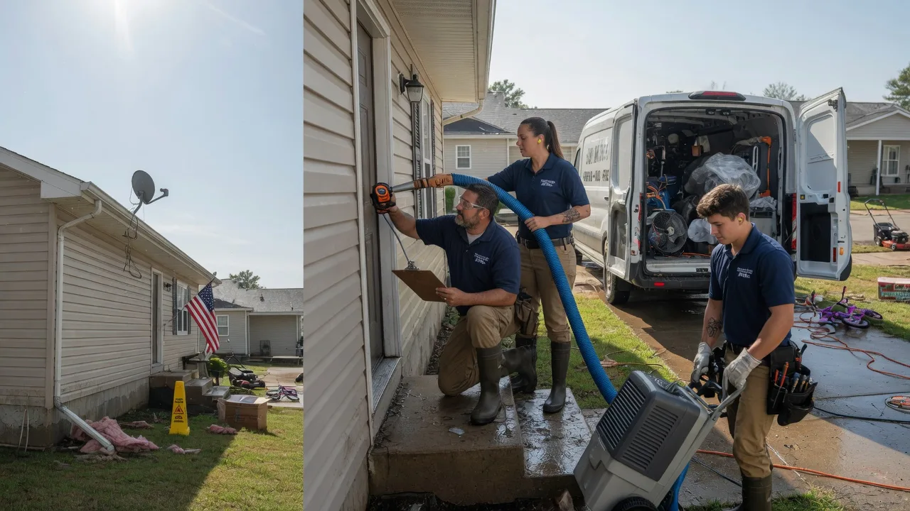 Ceiling Water Damage Restoration in Paris Crossing, IN near me